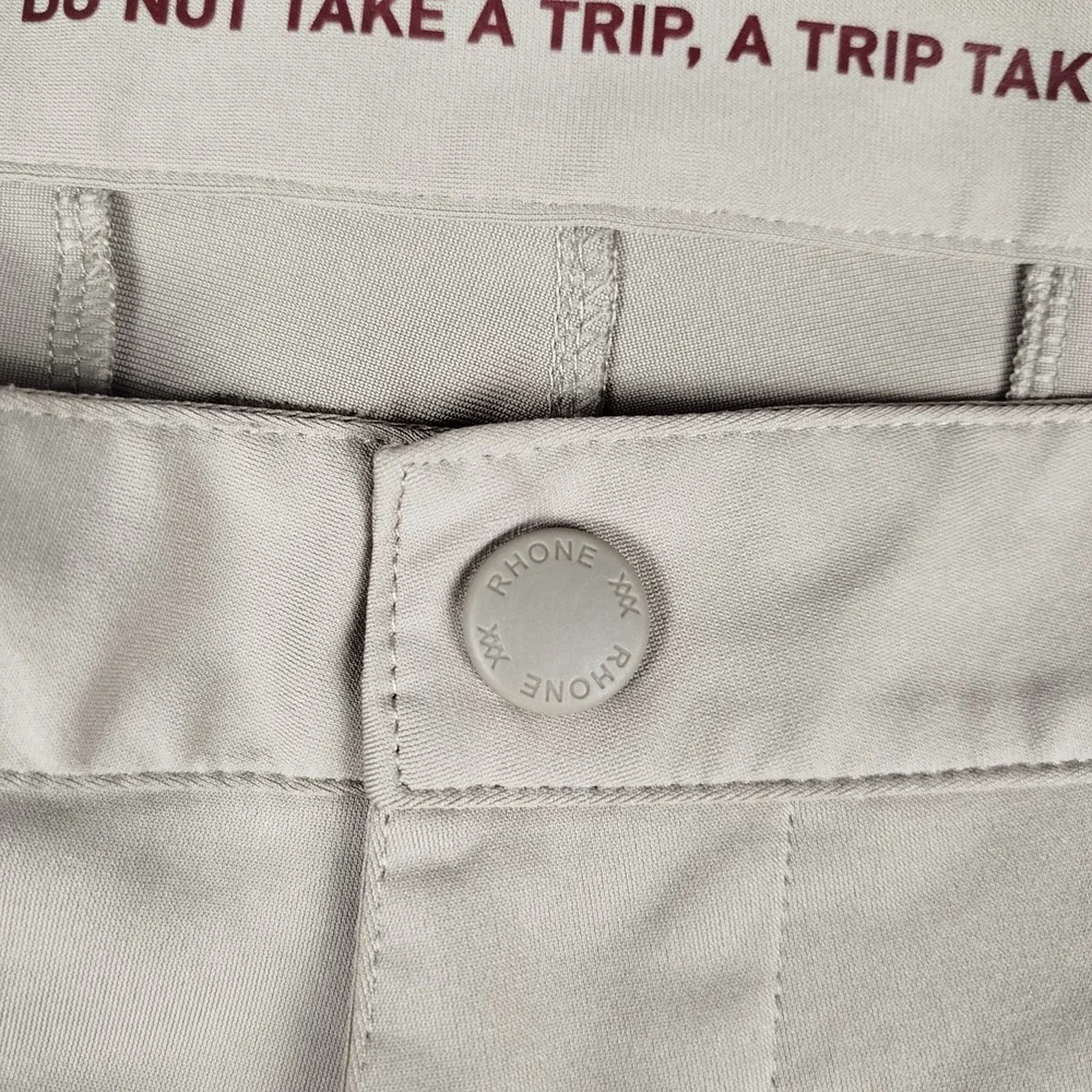 Rhone‎ Commuter Slim Fit Chino Golf Performance Beige Pants Mens 38x29 Stretch